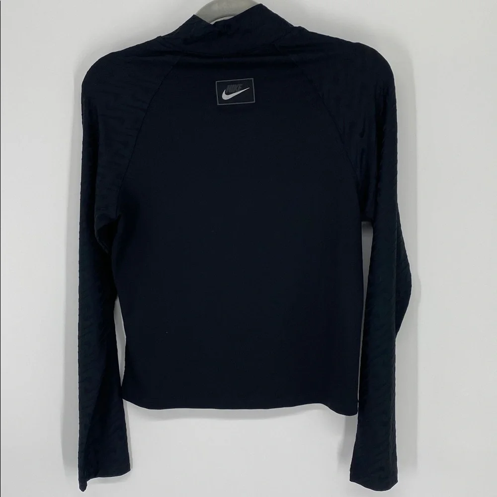 Nike Sportswear Icon Clash Mock Neck Long Sleeve Top Women's Size Small
